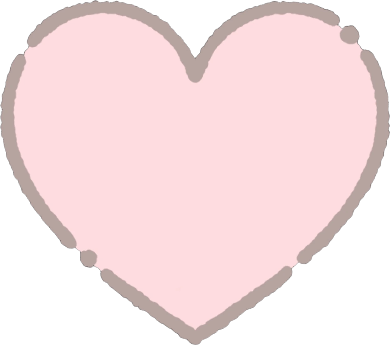 DoodleHeartPink emote