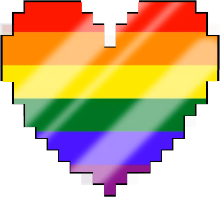 PrideFlagPixelHeart emoji