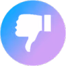 dislike_blue_purple emote