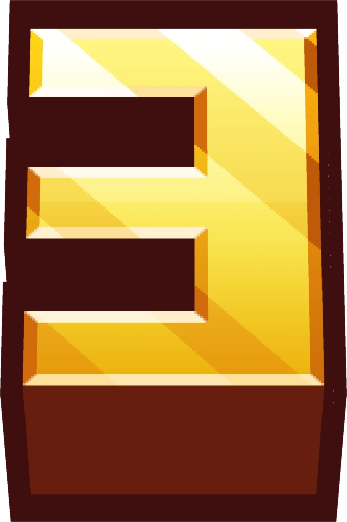 minecraft_gold_three emote