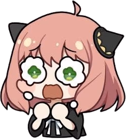Crying sticker