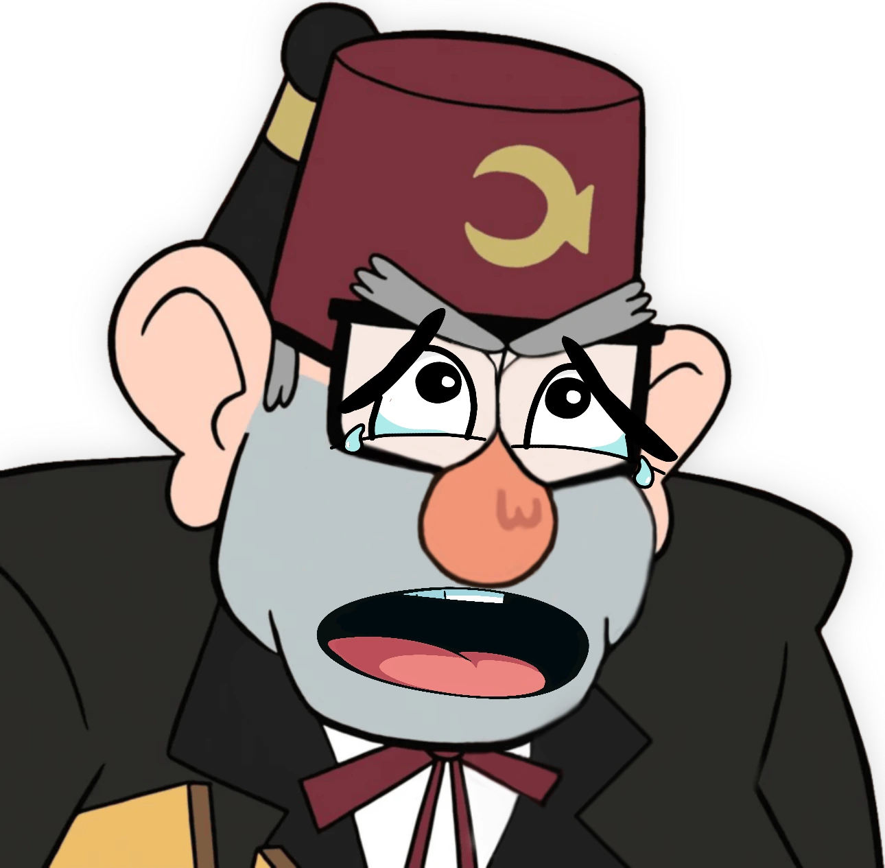 GrunkleStan_WhatSad emote