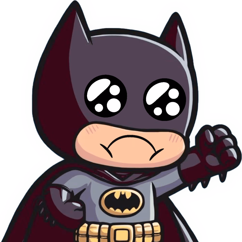 Batman_SadAdorable emote