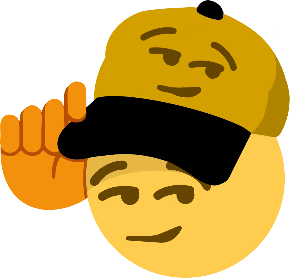 SmirkHatHat emote