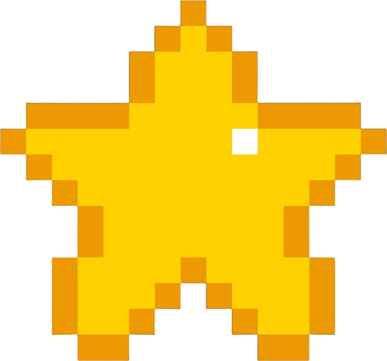 PixelStarYellow emote
