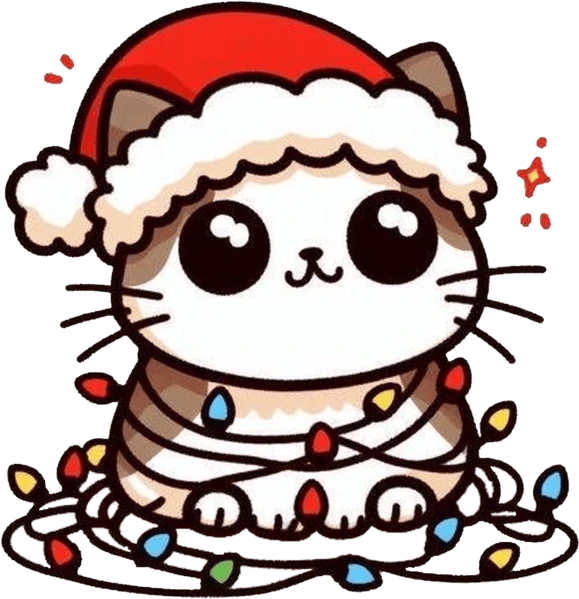 CuteChristmasCat emote