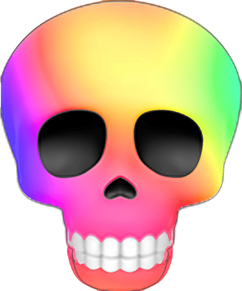 Skull_Rainbow emote
