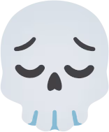 PensiveSkull emote