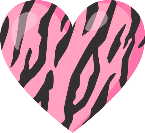 Pinkblackheart emote