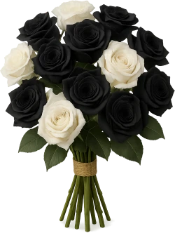 Blackwhiteroses emote