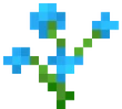 flower_blue_orchid emote