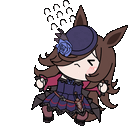 UmaRiceShower animated emote