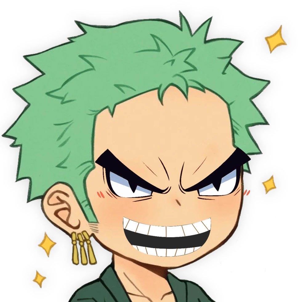 Zoro_SmileEvil emote