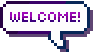 WelcomeGlitch animated emote