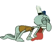 SquidwardLicking emote