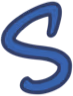 LetterS_Blue emote