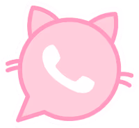 Pink_whatsapp_catlogo emote