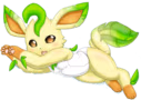 LeafeonSwimsuitWhite emote