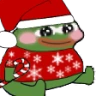 peepoSantaSit emote