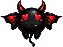 Blackreddevilemoji emote