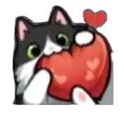 kittyheart emote