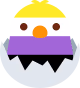 hatched_enby_chick emote