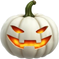 Whitehalloweenpumpkin emote