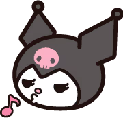 kuromi_whistle emote