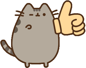 pusheenthumbsup animated emote