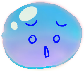 shocked_surprised_blob_drop sticker