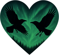 Greennightskyheartwithdarkravens static emote