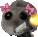 hamsterGUN emote