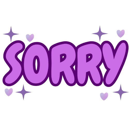 Sorry emote
