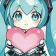 MikuHeart emote