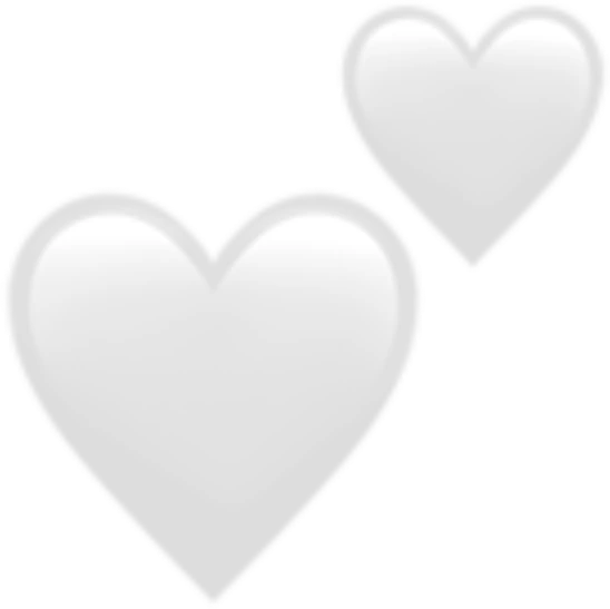 HeartsWhite emoji