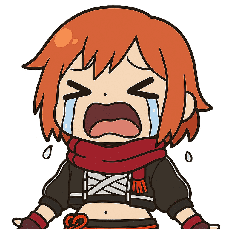 Hiyoricrying static emote
