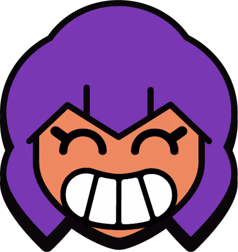 Happy_Shelly_BrawlStars_Pin emote