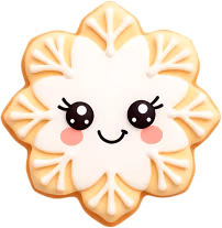 Cookie_snowflake emote