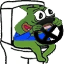 PepePooPoogaDriving emote