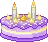 PurpleAndYellowCake emote