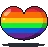 RainbowHeart emoji