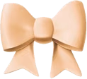 pastelorangebow emote