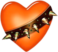 orangeheart_bulldogcollar emote