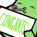 congrats_sign_bean emote
