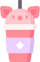 Cute_Piglet_Cup_Drink emote