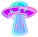NeonUFO emote