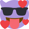 CutePurpleDevil emote
