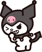 kuromi_mischievous emote