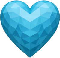 Normalblueheart emote