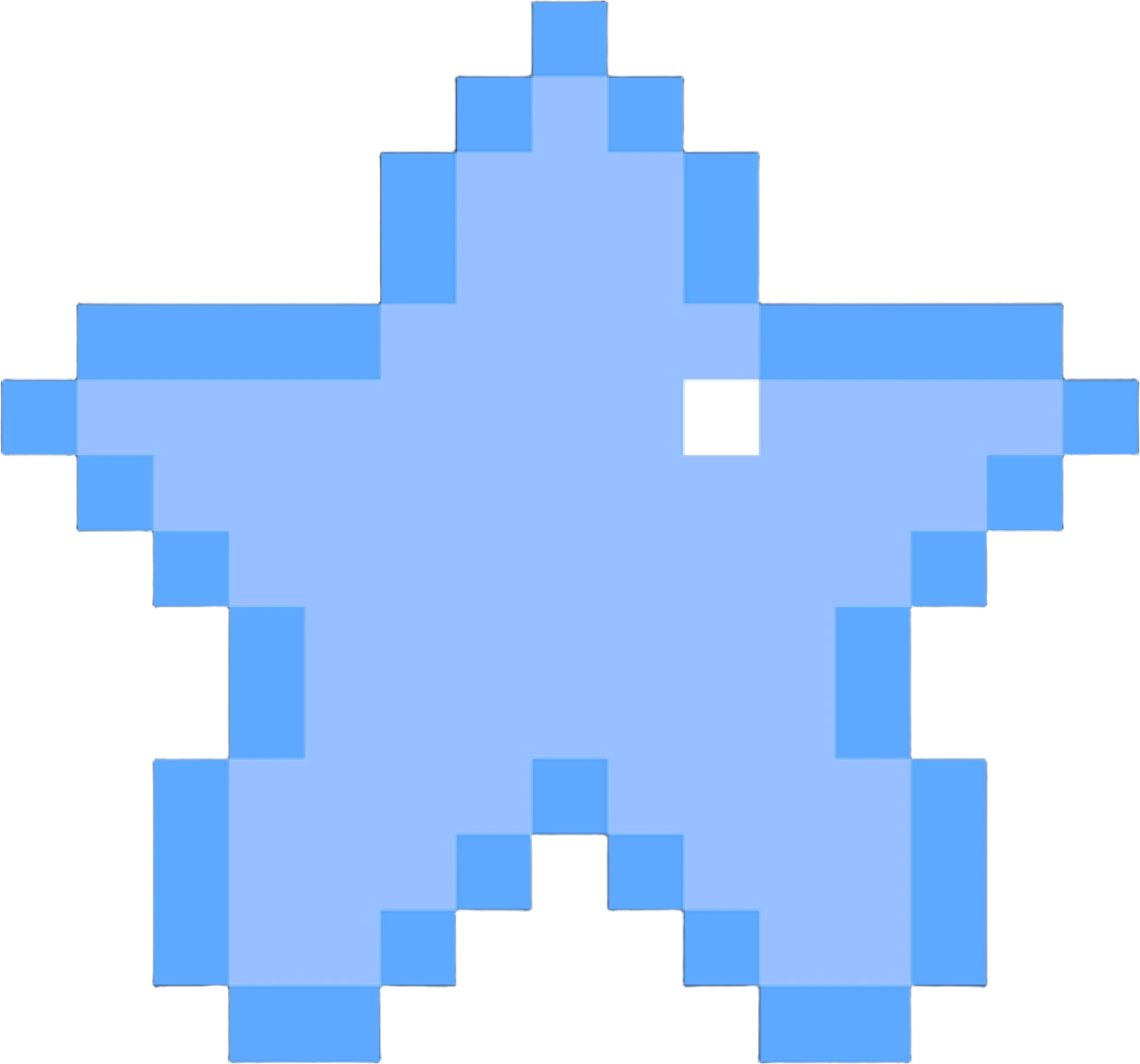 PixelStarBlue emote